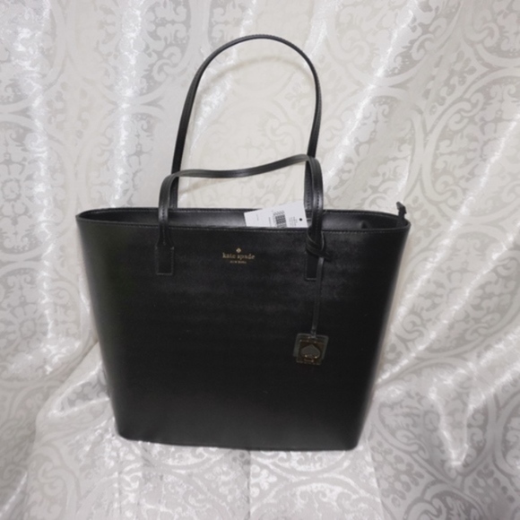 Kate Spade Karla Street Tote black leather NWT - Picture 4 of 6
